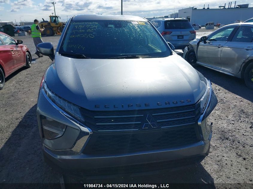 2022 Mitsubishi Eclipse Cross Es VIN: JA4ATUAA4NZ601080 Lot: 39235988