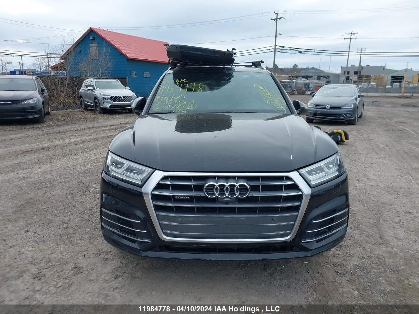 2018 Audi Q5 VIN: WA1FNAFY5J2230681 Lot: 11984778