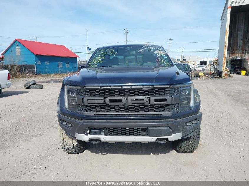 2022 Ford F150 Raptor VIN: 1FTFW1RG6NFA81993 Lot: 11984784