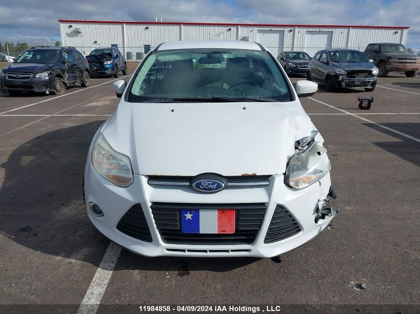 2013 Ford Focus Se VIN: 1FADP3F28DL287573 Lot: 11984858