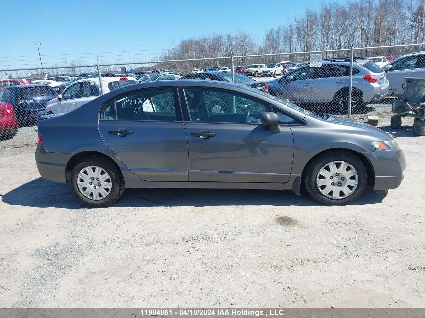 2009 Honda Civic Sdn VIN: 2HGFA16279H109801 Lot: 11984861