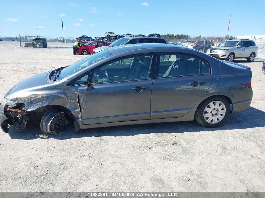 2009 Honda Civic Sdn VIN: 2HGFA16279H109801 Lot: 11984861