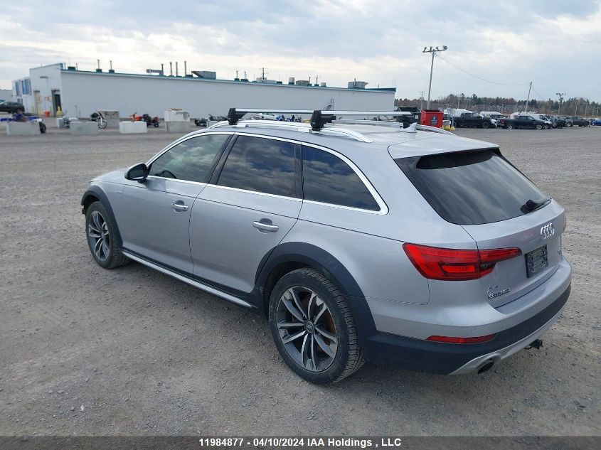 2017 Audi A4 Allroad Prestige VIN: WA19NAF40HA085902 Lot: 11984877