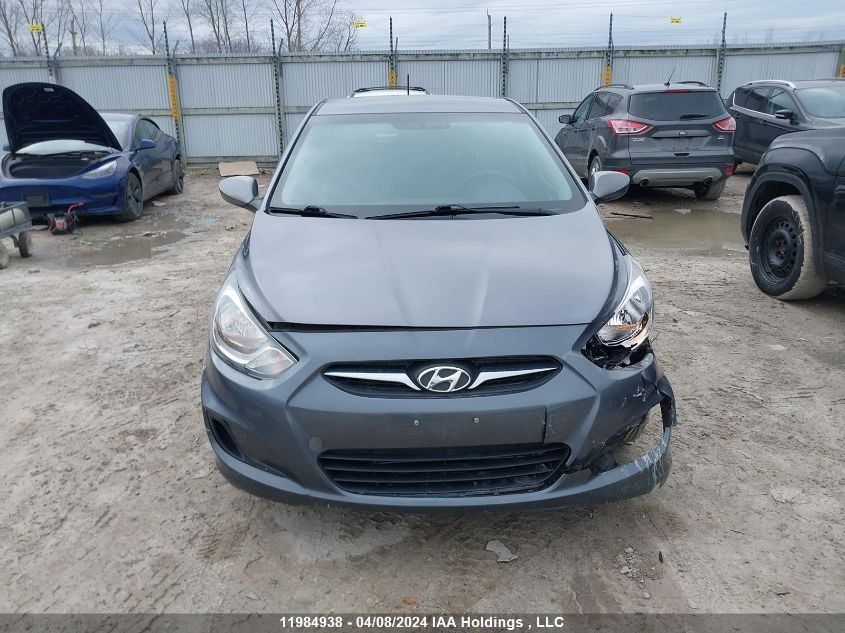 2013 Hyundai Accent Gls/Gs VIN: KMHCT5AE2DU131761 Lot: 11984938