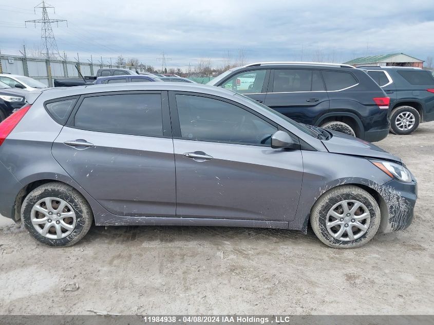 2013 Hyundai Accent Gls/Gs VIN: KMHCT5AE2DU131761 Lot: 11984938