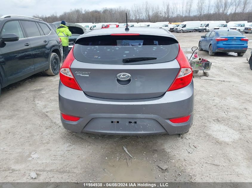 2013 Hyundai Accent Gls/Gs VIN: KMHCT5AE2DU131761 Lot: 11984938