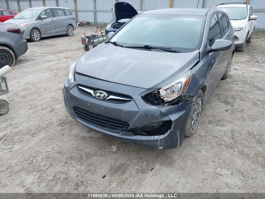 2013 Hyundai Accent Gls/Gs VIN: KMHCT5AE2DU131761 Lot: 11984938