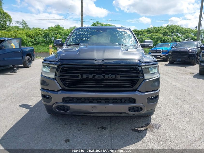 2022 Ram 1500 Sport VIN: 1C6SRFVT7NN105236 Lot: 11984956