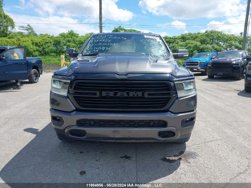 2022 Ram 1500 Sport VIN: 1C6SRFVT7NN105236 Lot: 11984956