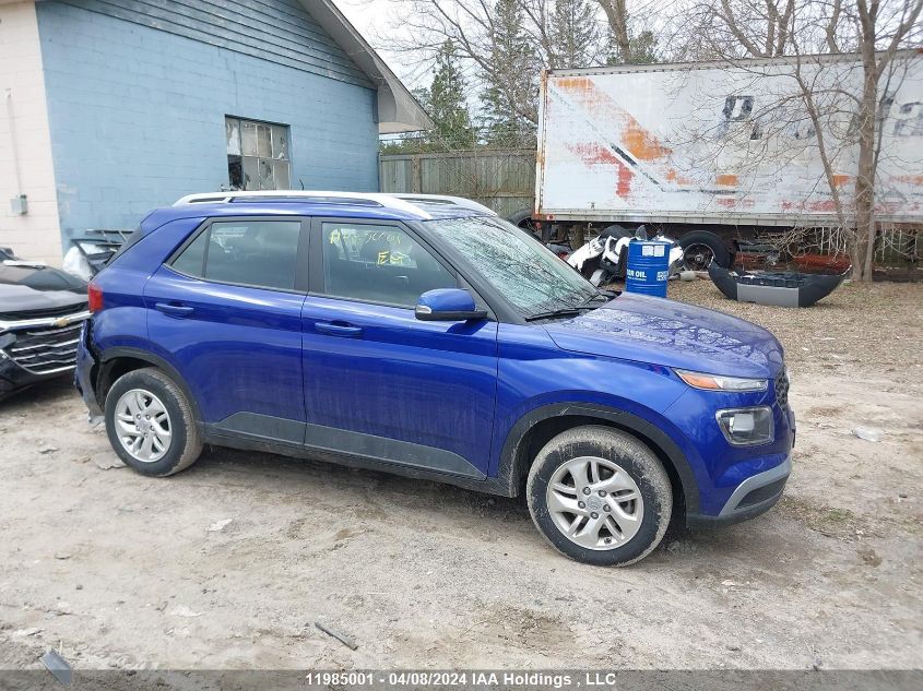 2021 Hyundai Venue Sel/Denim VIN: KMHRC8A30MU073840 Lot: 11985001