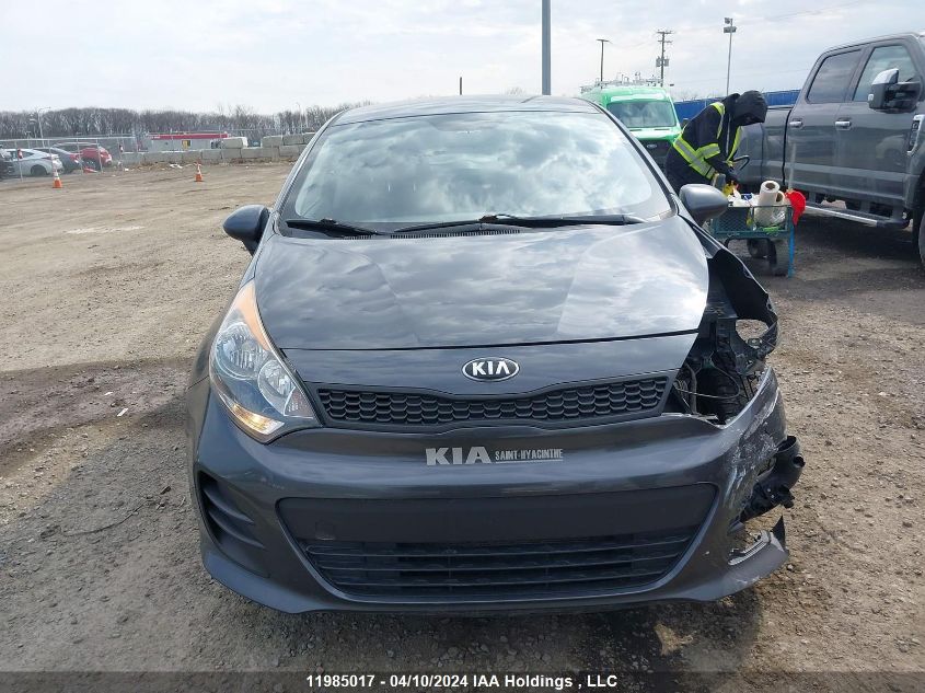 2016 Kia Rio Lx VIN: KNADM5A36G6605690 Lot: 39240764