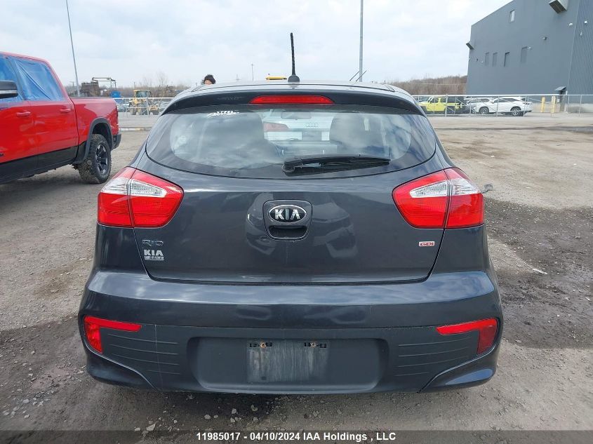 2016 Kia Rio Lx VIN: KNADM5A36G6605690 Lot: 39240764