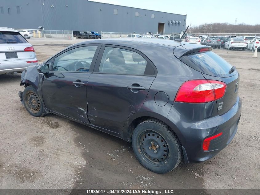 2016 Kia Rio Lx VIN: KNADM5A36G6605690 Lot: 39240764