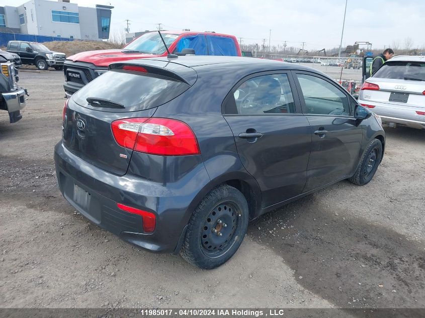 2016 Kia Rio Lx VIN: KNADM5A36G6605690 Lot: 39240764