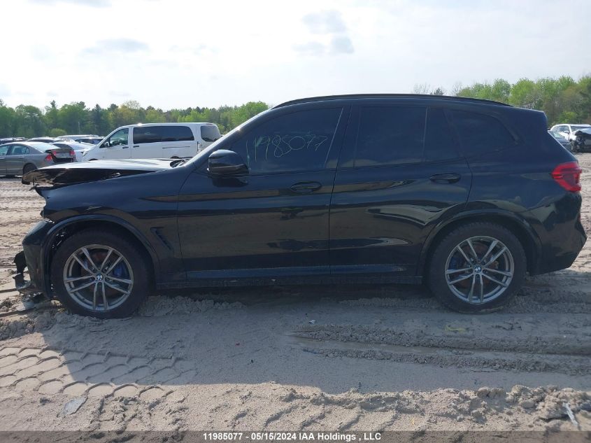 2019 BMW X3 3.0I VIN: 5UXTR9C59KLP88968 Lot: 11985077