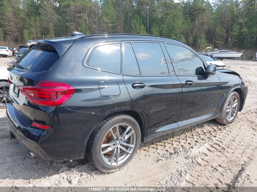 2019 BMW X3 3.0I VIN: 5UXTR9C59KLP88968 Lot: 11985077