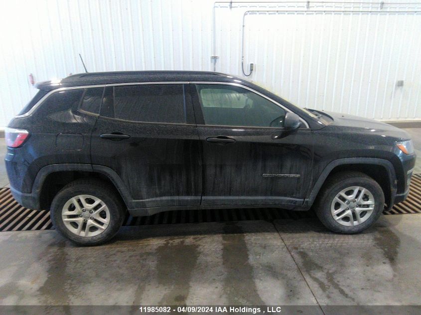 2019 Jeep Compass Sport VIN: 3C4NJDAB1KT729544 Lot: 11985082