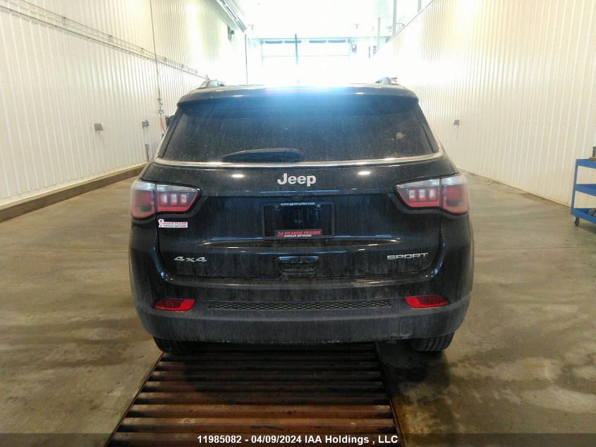 2019 Jeep Compass Sport VIN: 3C4NJDAB1KT729544 Lot: 11985082