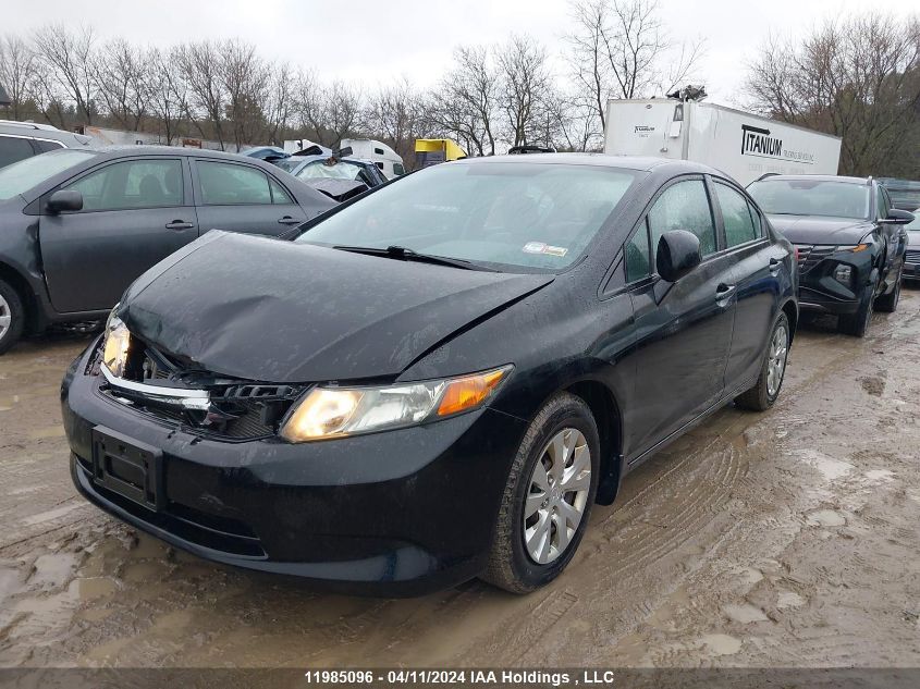 2012 Honda Civic Sdn VIN: 2HGFB2F41CH121583 Lot: 11985096