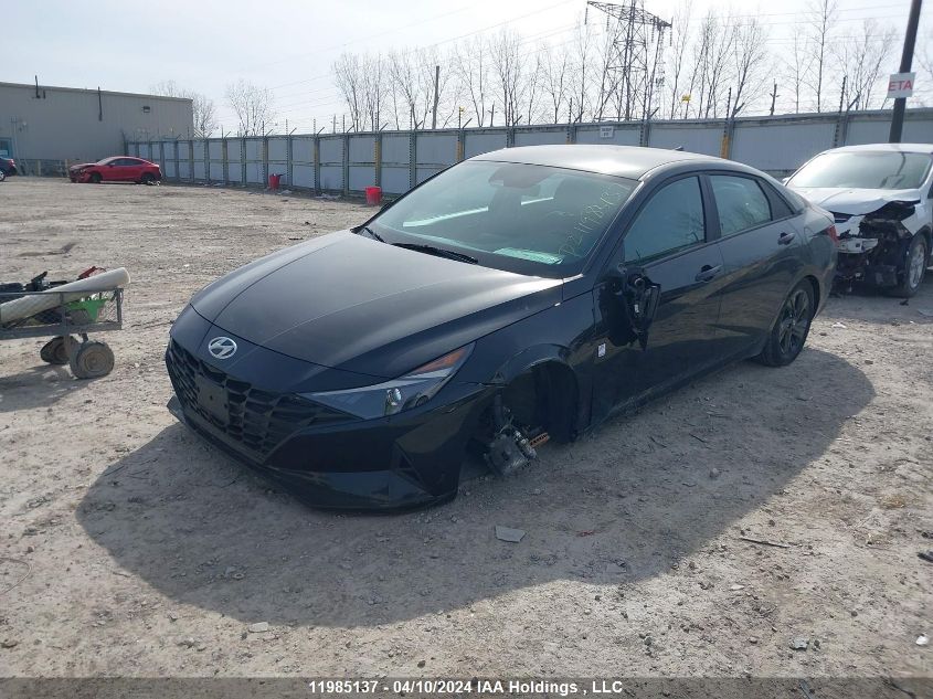 2022 Hyundai Elantra Sel VIN: KMHLM4AG3NU354000 Lot: 11985137