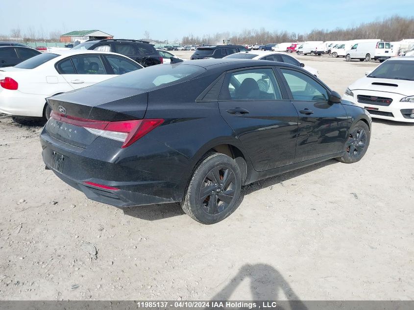 2022 Hyundai Elantra Sel VIN: KMHLM4AG3NU354000 Lot: 11985137