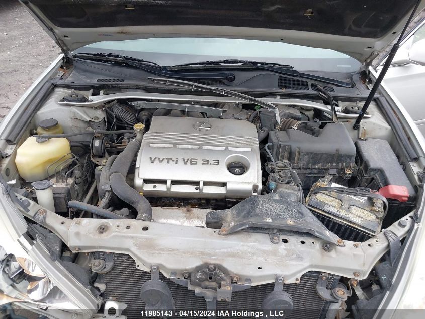 2004 Lexus Es 330 VIN: JTHBA30GX45008327 Lot: 11985143