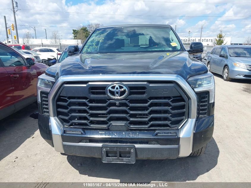 2023 Toyota Tundra Crewmax Limited VIN: 5TFJA5DB3PX127790 Lot: 11985167