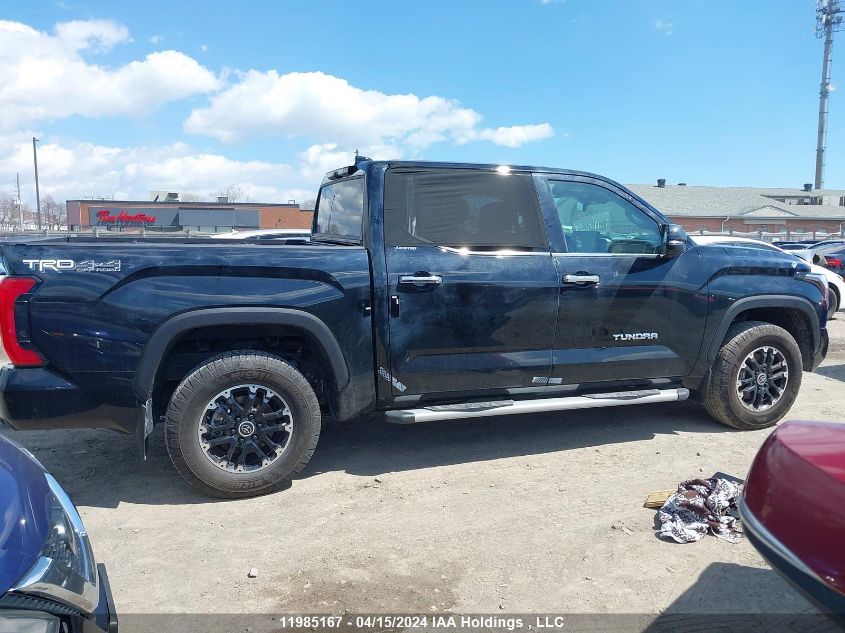 2023 Toyota Tundra Crewmax Limited VIN: 5TFJA5DB3PX127790 Lot: 11985167