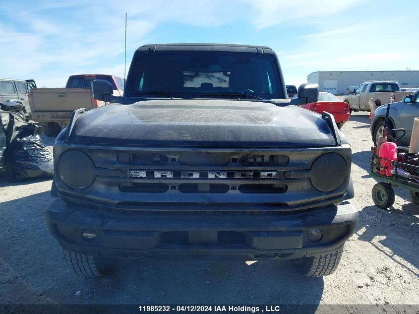 2022 Ford Bronco Big Bend VIN: 1FMDE5BH2NLB89870 Lot: 11985232