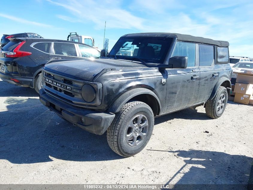 2022 Ford Bronco Big Bend VIN: 1FMDE5BH2NLB89870 Lot: 11985232