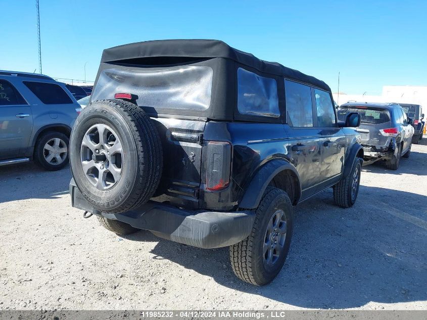 2022 Ford Bronco Big Bend VIN: 1FMDE5BH2NLB89870 Lot: 11985232