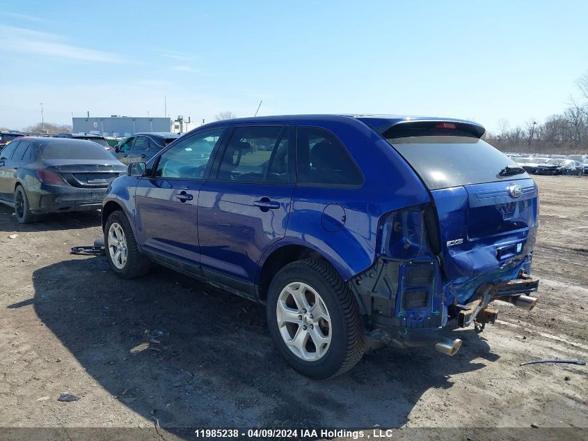 2013 Ford Edge Sel VIN: 2FMDK3JC7DBB46787 Lot: 11985238