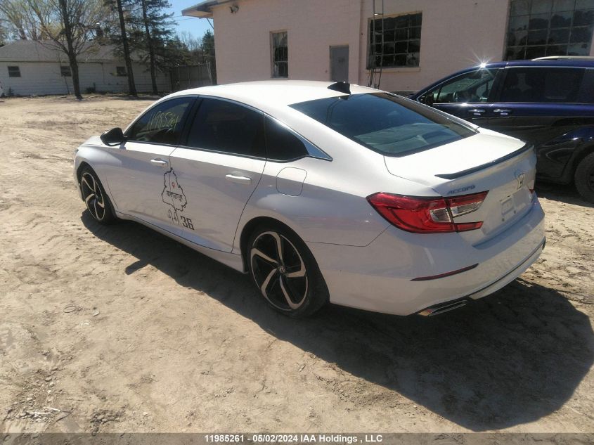 2021 Honda Accord Sport VIN: 1HGCV1F35MA802468 Lot: 11985261