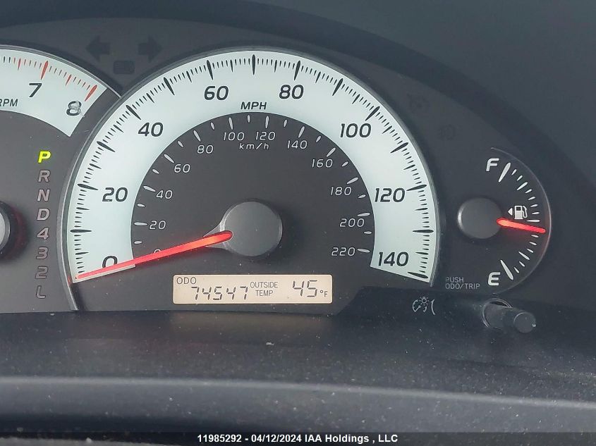 2009 Toyota Camry Se/Le/Xle VIN: 4T1BE46K99U393184 Lot: 11985292