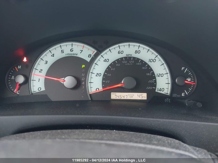 2009 Toyota Camry Se/Le/Xle VIN: 4T1BE46K99U393184 Lot: 11985292