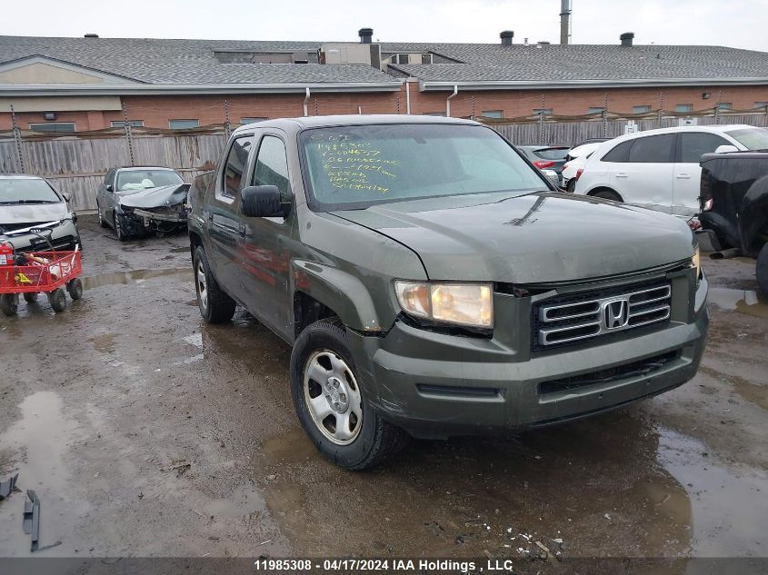 2006 Honda Ridgeline VIN: 2HJYK16436H004637 Lot: 11985308