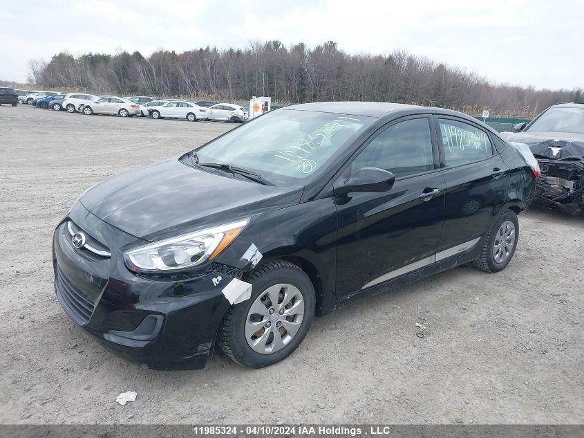 2016 Hyundai Accent VIN: KMHCT4AE8GU093774 Lot: 11985324