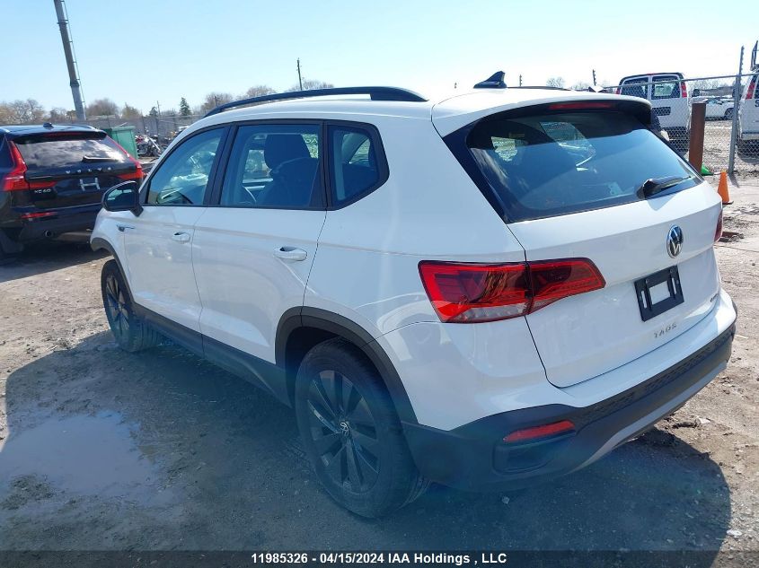 2022 Volkswagen Taos S VIN: 3VVAX7B2XNM056704 Lot: 39143571