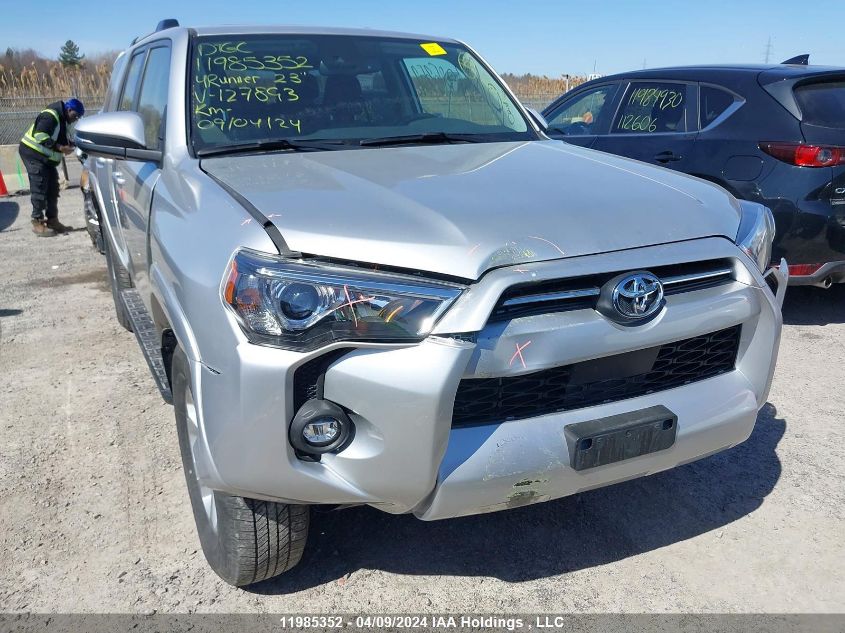 2023 Toyota 4Runner Se/Sr5/Sr5 Premium/Limited/Trd Sport/Trd Off Road/Trd Off Road Prem/Trd Pro VIN: JTENU5JR8P6127893 Lot: 11985352