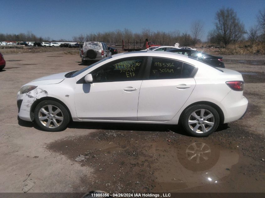 2010 Mazda Mazda3 VIN: JM1BL1SF4A1305469 Lot: 11985356