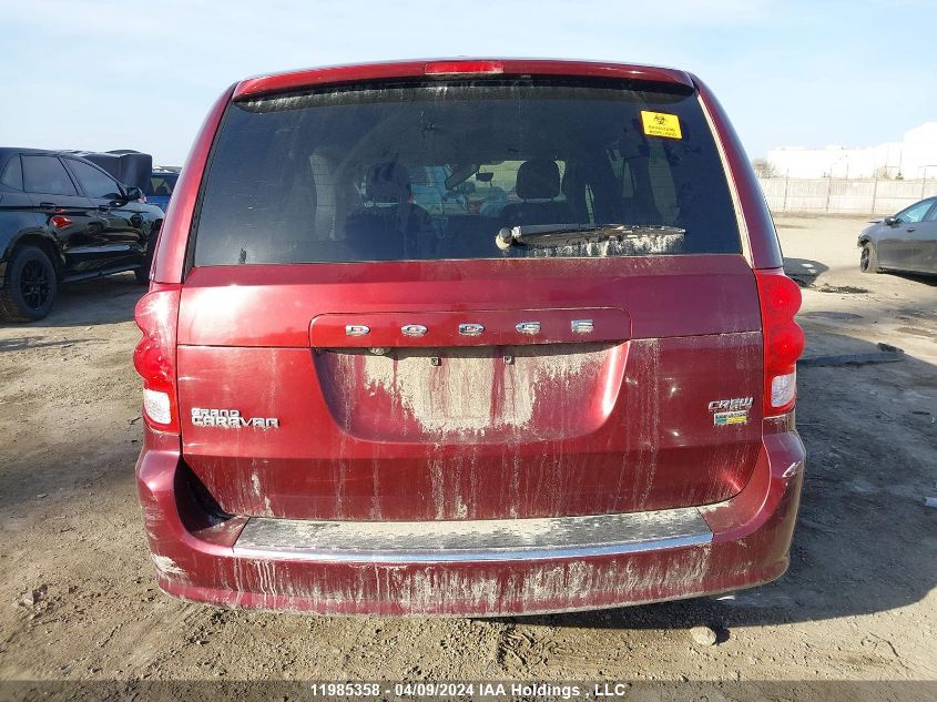 2019 Dodge Grand Caravan Crew VIN: 2C4RDGDGXKR722662 Lot: 11985358