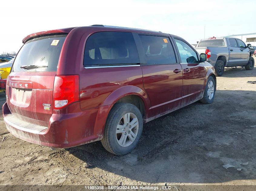 2019 Dodge Grand Caravan Crew VIN: 2C4RDGDGXKR722662 Lot: 11985358