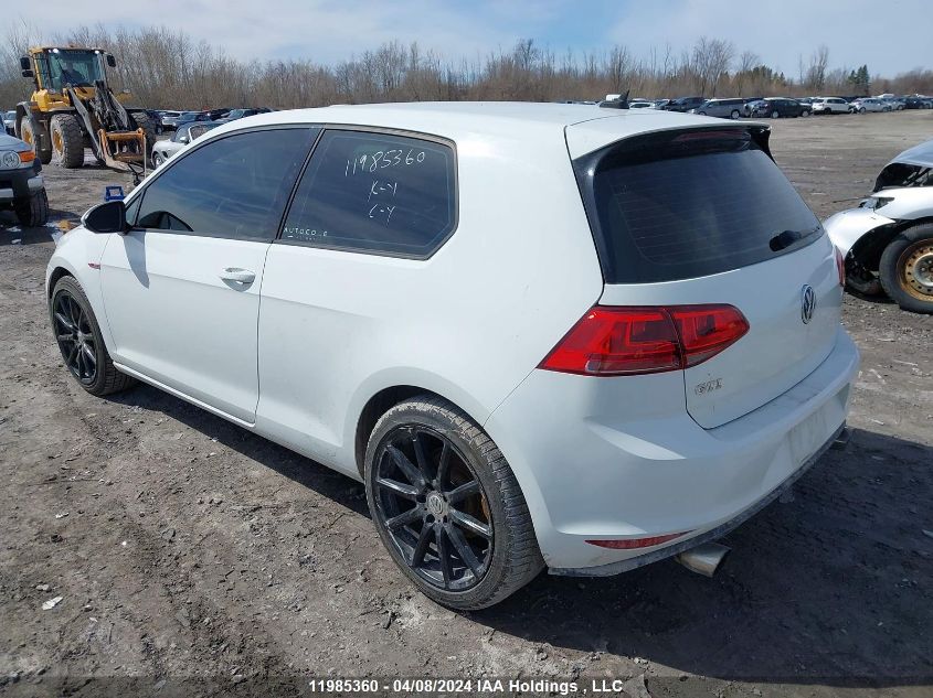 2017 Volkswagen Gti S VIN: 3VWYT7AU9HM018068 Lot: 11985360