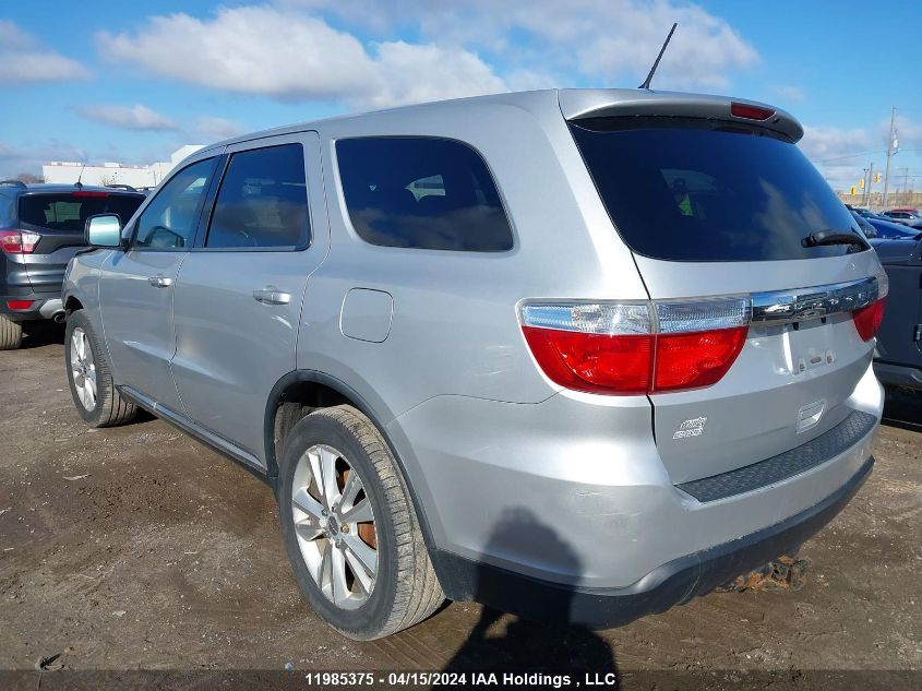 2011 Dodge Durango VIN: 1D4RE2GG9BC725365 Lot: 39240654