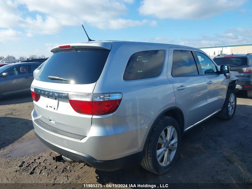 2011 Dodge Durango VIN: 1D4RE2GG9BC725365 Lot: 39240654