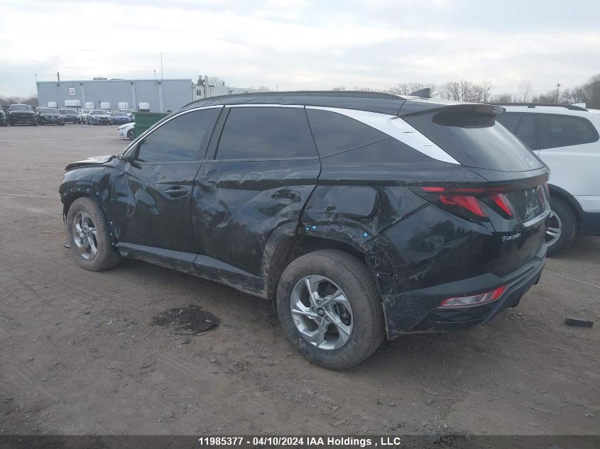 2022 Hyundai Tucson Sel VIN: KM8JB3AE7NU038122 Lot: 11985377