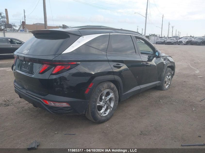 2022 Hyundai Tucson Sel VIN: KM8JB3AE7NU038122 Lot: 11985377