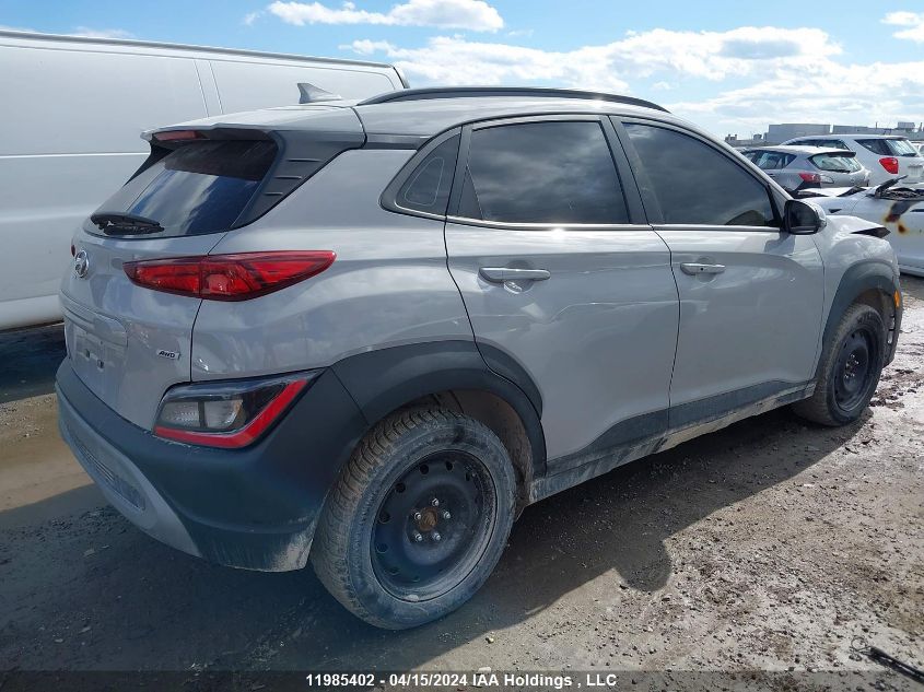 2022 Hyundai Kona VIN: KM8K6CAB8NU872060 Lot: 39240955