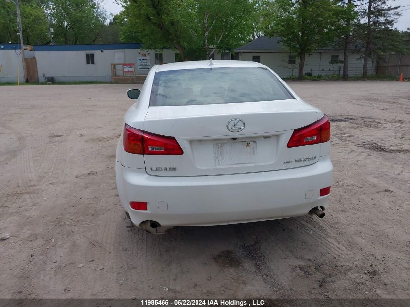 2008 Lexus Is 250 VIN: JTHCK262485016341 Lot: 11985455