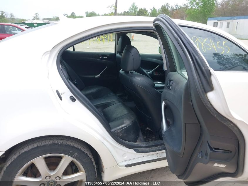 2008 Lexus Is 250 VIN: JTHCK262485016341 Lot: 11985455